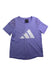 A Purple Active Tops from Adidas in size 10Y for girl. (Front View)