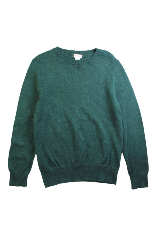 A Green Knit Sweaters from Crewcuts in size 6T for boy. (Front View)