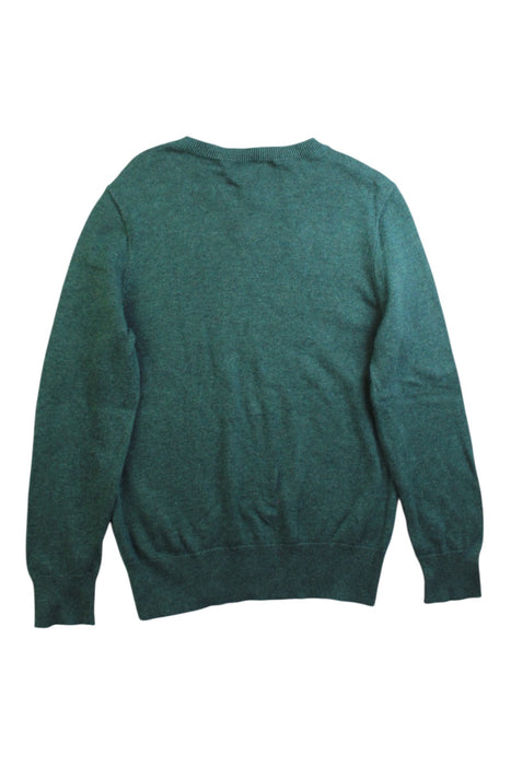 A Green Knit Sweaters from Crewcuts in size 6T for boy. (Back View)
