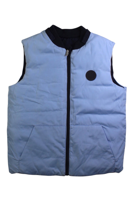 A Blue Outerwear Vests from Jacadi in size 8Y for boy. (Front View)