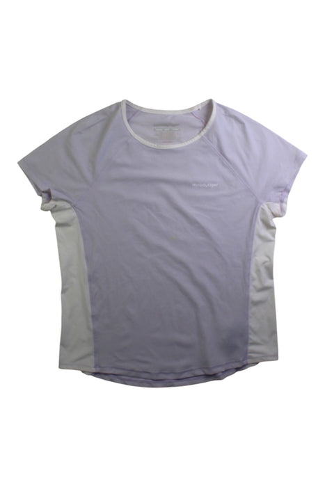 A Purple Active Tops from Moody Tiger in size 8Y for girl. (Front View)