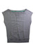 A Grey Sleeveless Tops from Nike in size 7Y for girl. (Front View)