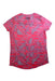 A Pink Active Tops from Under Armour in size 10Y for girl. (Back View)
