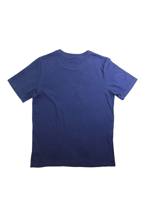 A Navy Short Sleeve T Shirts from Adidas in size 10Y for neutral. (Back View)