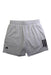 A White Shorts from Adidas in size 13Y for boy. (Front View)