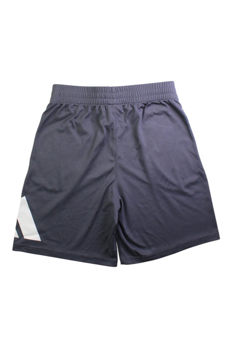 A Navy Shorts from Adidas in size 10Y for boy. (Back View)
