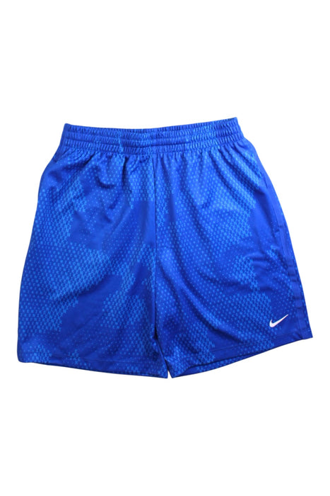 A Blue Active Shorts from Nike in size 10Y for boy. (Front View)