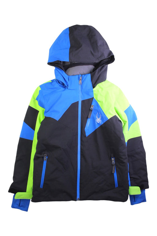 A Multicolour Ski Jackets from Spyder in size 8Y for boy. (Front View)