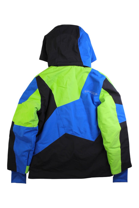 A Multicolour Ski Jackets from Spyder in size 8Y for boy. (Back View)