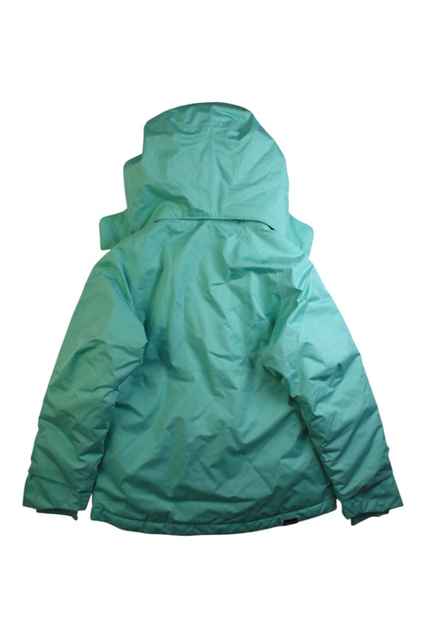 A Green Puffer/Quilted Jackets from Patagonia in size 7Y for neutral. (Back View)