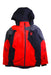A Red Ski Jackets from Spyder in size 10Y for boy. (Front View)