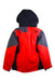A Red Ski Jackets from Spyder in size 10Y for boy. (Back View)