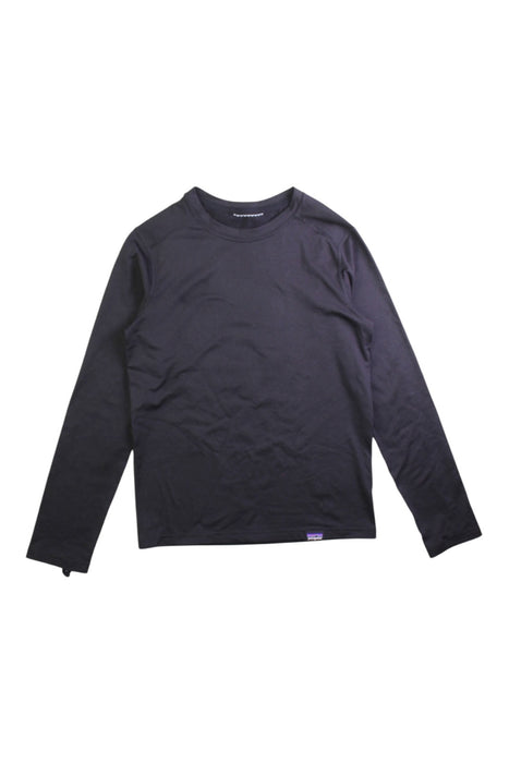 A Black Base Layers from Patagonia in size 7Y for neutral. (Front View)