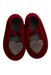 A Red Flats from Bonton in size 18-24M for girl. (Back View)