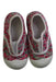 A Red Slip Ons from Jacadi in size 18-24M for girl. (Back View)