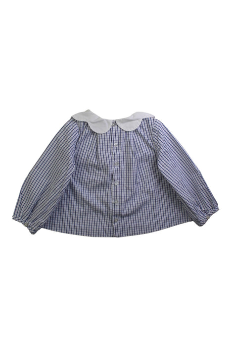 A Blue Long Sleeve Tops from Jacadi in size 2T for girl. (Back View)