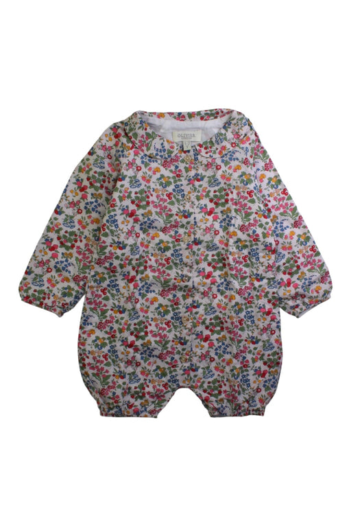 A Multicolour Long Sleeve Rompers from Olivier London in size 12-18M for girl. (Front View)