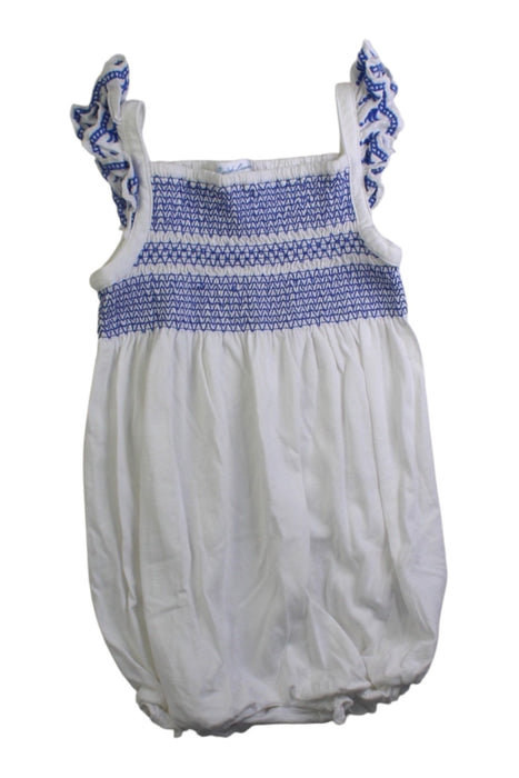A White Sleeveless Rompers from Ralph Lauren in size 2T for girl. (Front View)