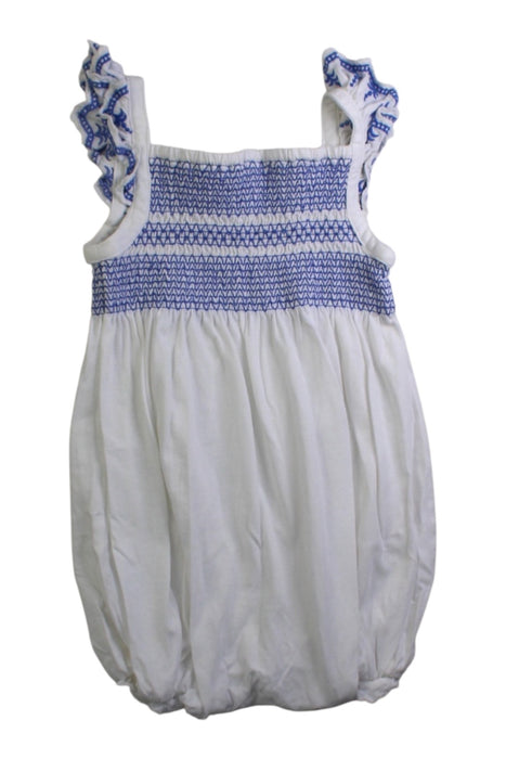 A White Sleeveless Rompers from Ralph Lauren in size 2T for girl. (Back View)