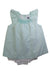 A White Sleeveless Bodysuits from Janie & Jack in size 18-24M for girl. (Front View)