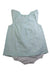 A White Sleeveless Bodysuits from Janie & Jack in size 18-24M for girl. (Back View)