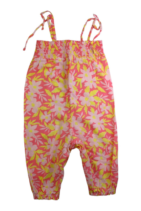 A Pink Sleeveless Jumpsuits from Bonton in size 12-18M for girl. (Back View)