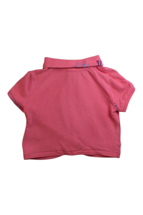 A Pink Short Sleeve Polos from Polo Ralph Lauren in size 2T for girl. (Back View)