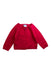 A Red Cardigans from Jacadi in size 2T for girl. (Front View)