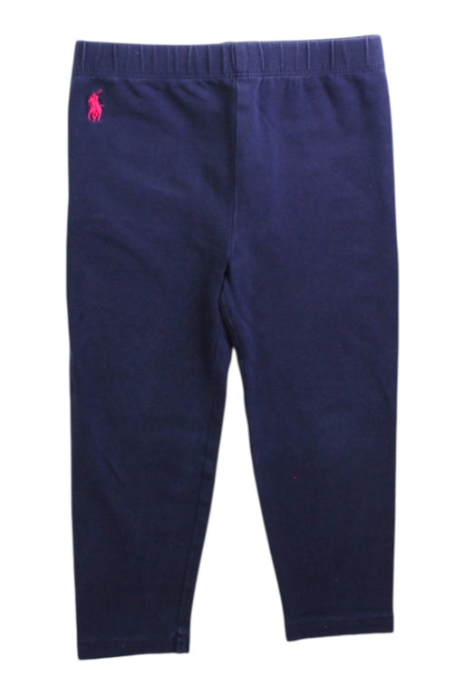 A Navy Leggings from Ralph Lauren in size 2T for girl. (Front View)