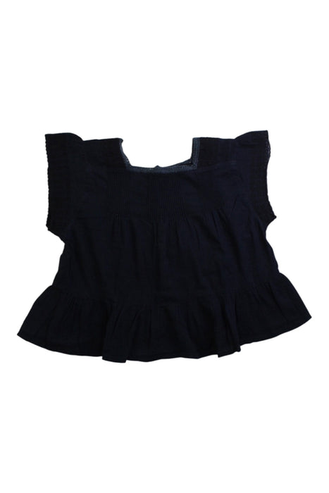 A Black Short Sleeve Tops from Emile et Ida in size 2T for girl. (Front View)