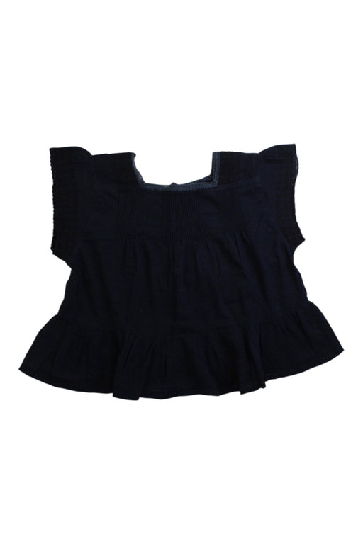 A Black Short Sleeve Tops from Emile et Ida in size 2T for girl. (Front View)