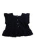 A Black Short Sleeve Tops from Emile et Ida in size 2T for girl. (Back View)