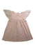 A Pink Sleeveless Dresses from Chloe in size 12-18M for girl. (Front View)