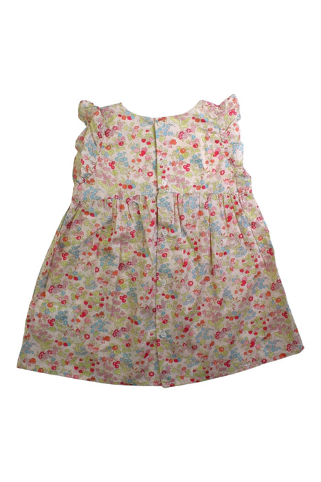 A Multicolour Sleeveless Rompers from Bonton in size 12Y for girl. (Back View)