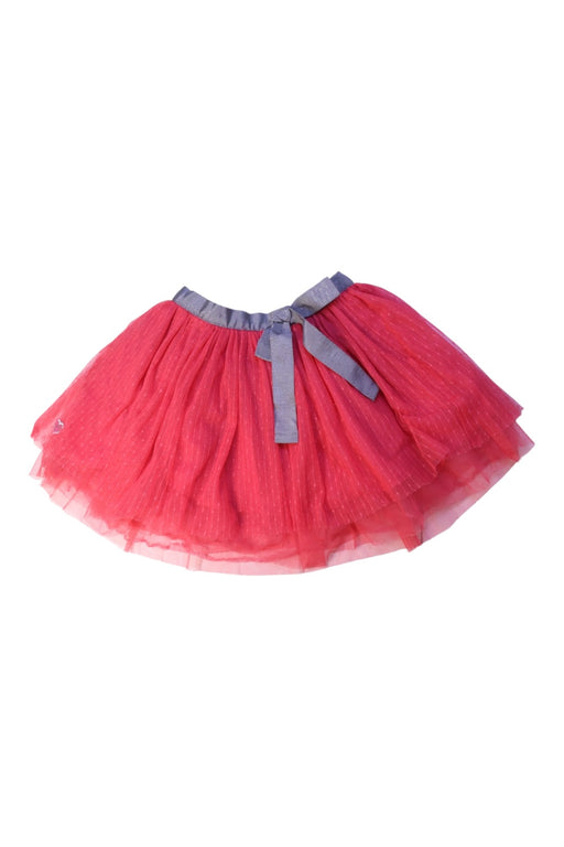A Red Tulle Skirts from Château de Sable in size 3T for girl. (Front View)