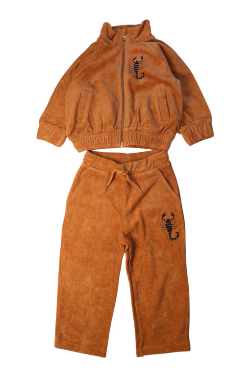 A Brown Pants Sets from Mini Rodini in size 12-18M for girl. (Front View)