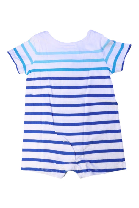 A Blue Short Sleeve Rompers from Jacadi in size 3T for boy. (Back View)