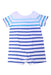 A Blue Short Sleeve Rompers from Jacadi in size 3T for boy. (Back View)