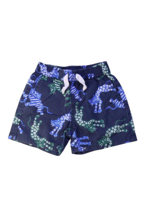 A Navy Shorts from Seed in size 2T for boy. (Front View)