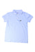 A Blue Short Sleeve Polos from Lacoste in size 6T for boy. (Front View)