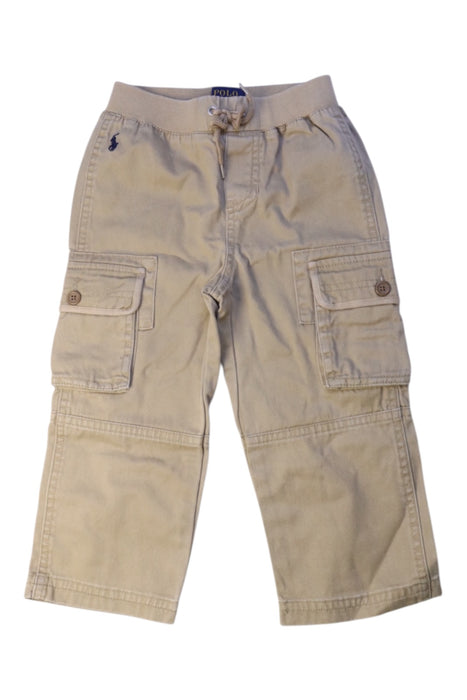 A Beige Casual Pants from Polo Ralph Lauren in size 2T for boy. (Front View)