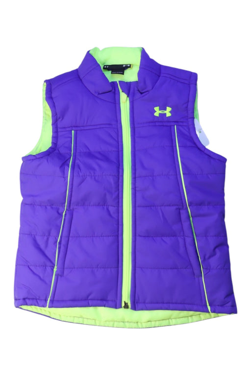 A Purple Outerwear Vests from Under Armour in size 4T for neutral. (Front View)