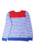 A Blue Crewneck Sweatshirts from Petit Bateau in size 8Y for boy. (Back View)