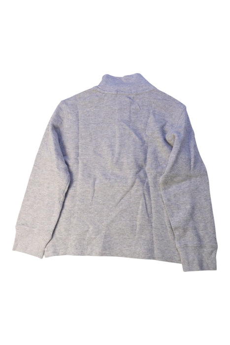 A Grey Zippered Sweatshirts from Polo Ralph Lauren in size 4T for boy. (Back View)