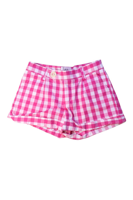 A Pink Shorts from Milly Minis in size 5T for girl. (Front View)