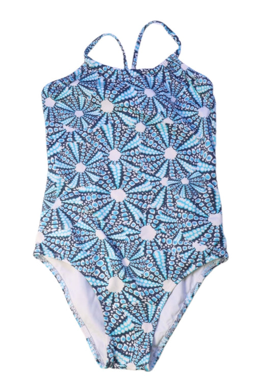 A Blue Swimsuits from Vilebrequin in size 6T for girl. (Front View)