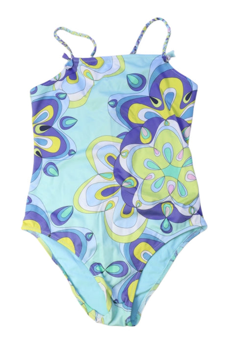 A Blue Swimsuits from Vilebrequin in size 8Y for girl. (Front View)
