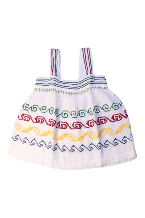 A White Sleeveless Tops from Stella McCartney in size 6T for girl. (Front View)