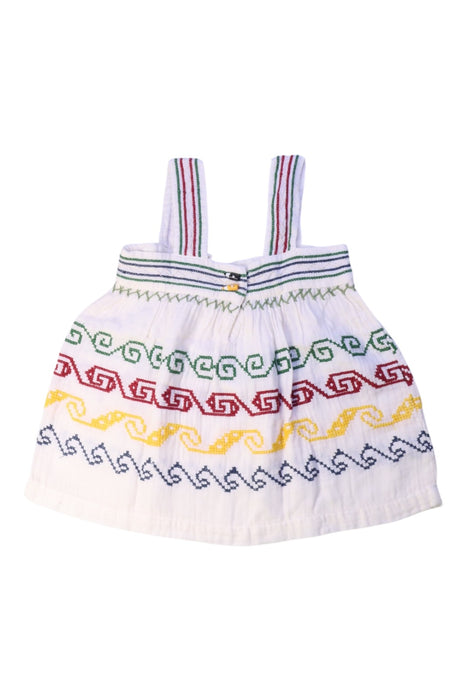 A White Sleeveless Tops from Stella McCartney in size 6T for girl. (Back View)