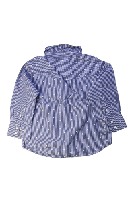 A Blue Long Sleeve Shirts from Lucky Brand in size 2T for boy. (Back View)